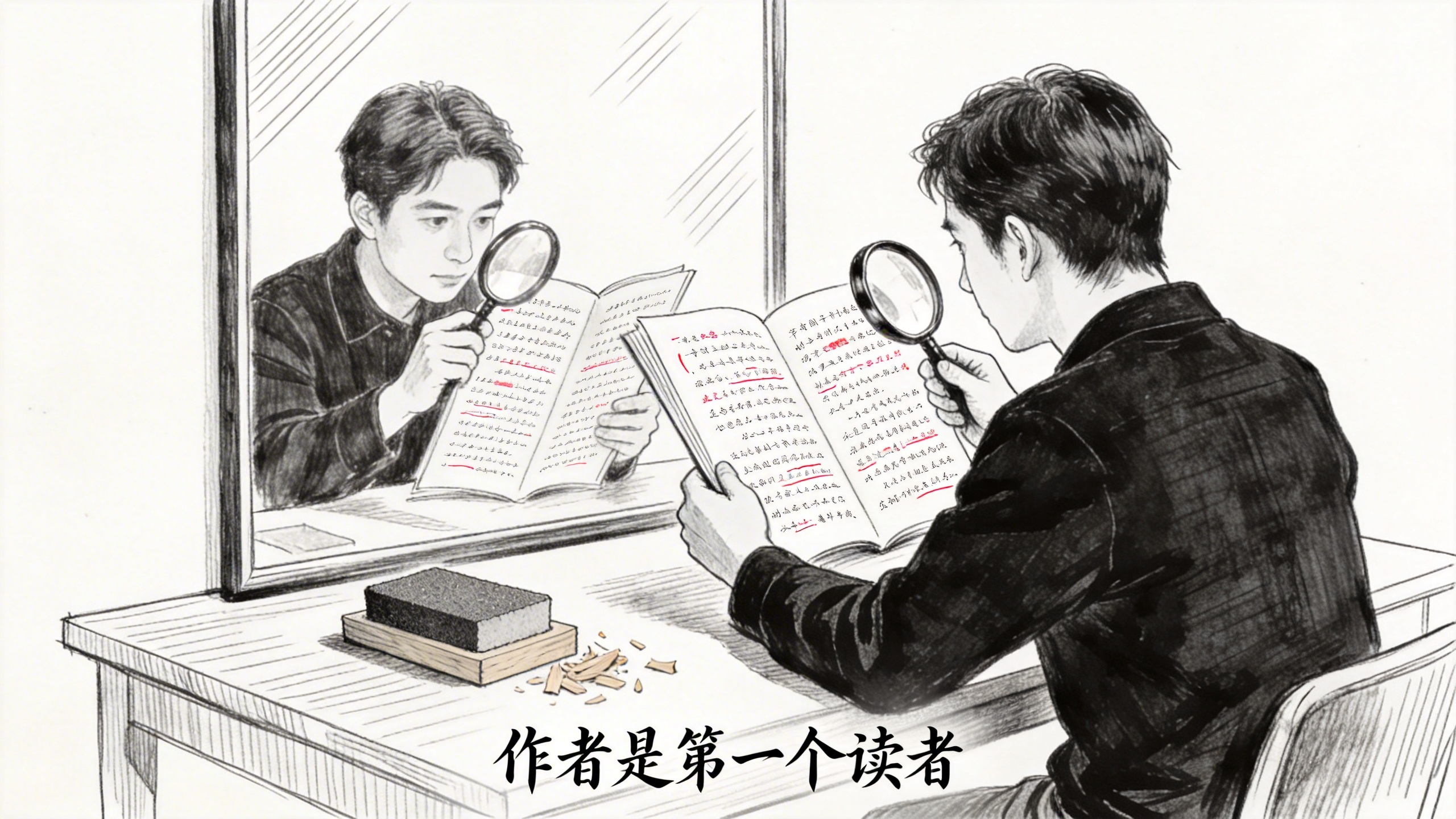 The Author Is the First Reader