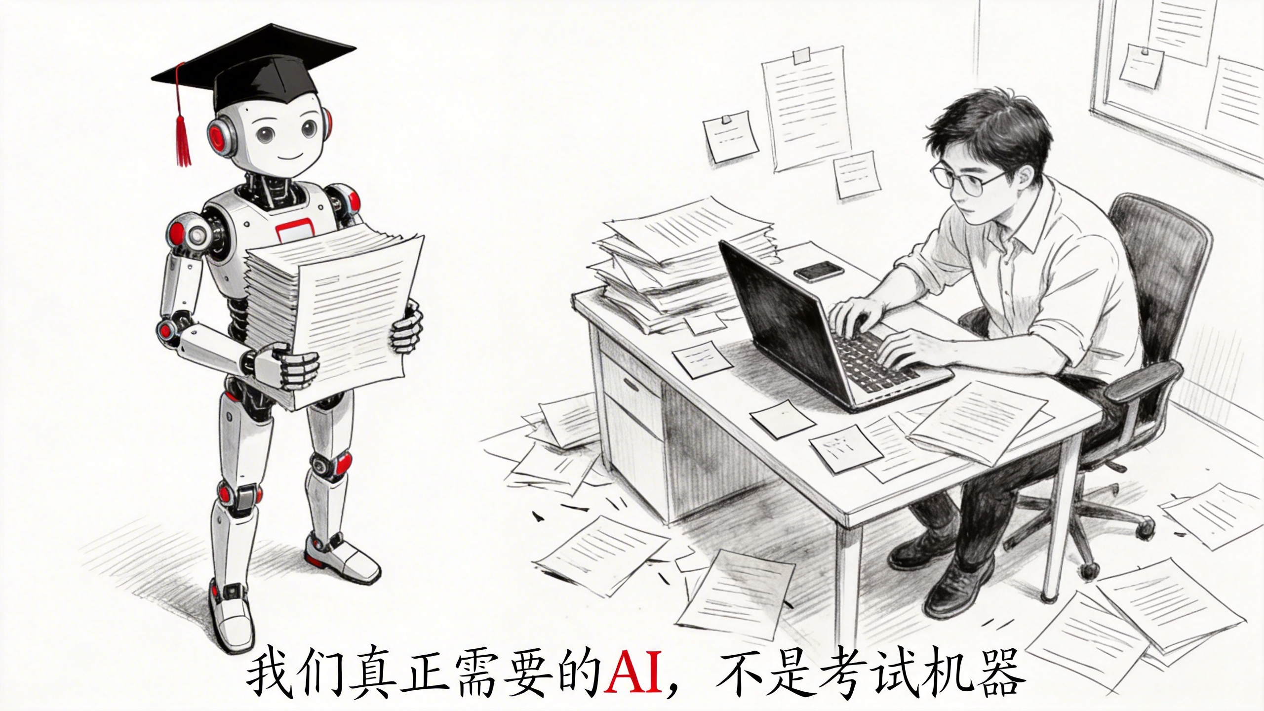 我们真正需要的AI,不是考试机器